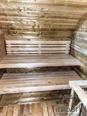 Sauna Da Esterno Ovale In Legno Hobbit (6)