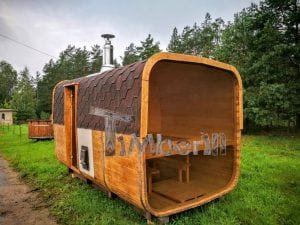 Giardino Esterno Sauna Rettangolare TimberIN 12