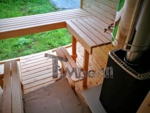 Giardino Esterno Sauna Rettangolare TimberIN 28