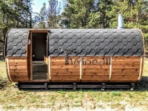 Giardino Esterno Sauna Rettangolare (2)