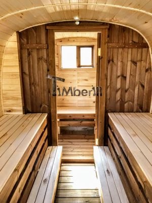 Giardino Esterno Sauna Rettangolare (23)