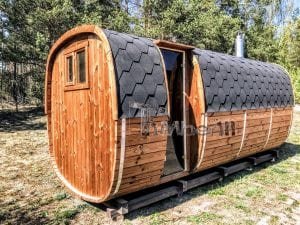 Giardino Esterno Sauna Rettangolare (28)