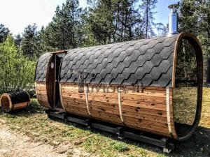 Giardino Esterno Sauna Rettangolare (3)