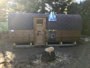 Giardino Esterno Sauna Rettangolare (37)