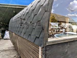 Giardino Esterno Sauna Rettangolare (4)
