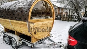 Sauna A Botte All'aperto Con Caminetto E Forno A Legna (10)
