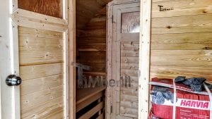 Sauna A Botte All'aperto Con Caminetto E Forno A Legna (20)