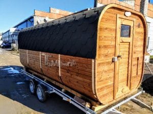 Sauna Esterna Rettangolare Su Ruote Mobile Rimorchio (1)
