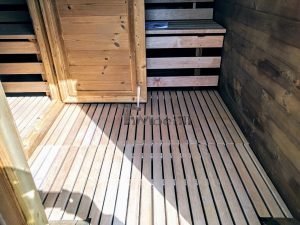 Sauna Esterna Rettangolare Su Ruote Mobile Rimorchio (29)