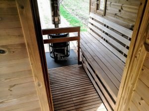 Sauna Esterna Rettangolare Su Ruote Mobile Rimorchio (47)