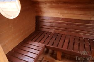 Sauna Ovale Per Esterni Con Vasca Idromassaggio Integrata (35)