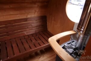 Sauna Ovale Per Esterni Con Vasca Idromassaggio Integrata (36)
